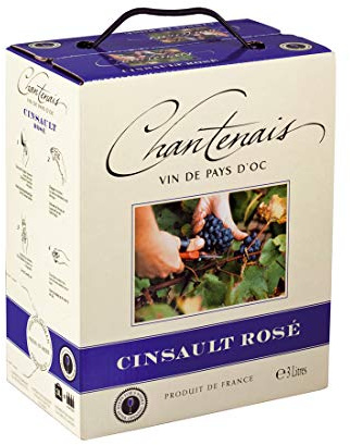 Dineart Chantenais fruchtiger französischer Rosé Wein Bag in Box Cinsaut Trocken (1 x 3 l)