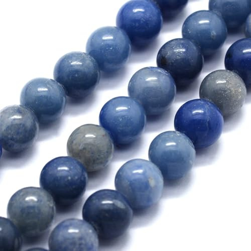 Blue Aventurine Beads Plain Round 6mm Strand of 57+