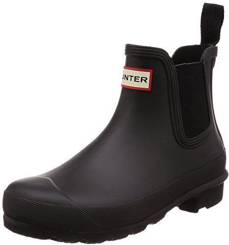Hunter Orignal Black Womens Chelsea Boots