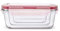 Iris Barcelona - Set 3 Tapers de Cristal Herméticos, Aptos para Horno, Microondas y Lavavajillas, 480 ml, 970ml y 1750ml