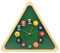 Yuanhe Billard-Pool-Kugeluhr, 35,6 cm, dreieckiger Billardtisch, Coole Wanduhr mit Massivholzrahmen, ideal für Billardzimmer, Poolraum, Spielzimmer, Bar