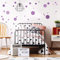 Wandtattoo-Loft Wandsticker Kreise-Set, 90 Stück – Pastell Flieder, Wandtattoo Kinderzimmer Deko, Wandsticker Kinderzimmer, Wand Aufkleber Kinder, Punkte Wandtattoo, Babyzimmer Deko, Kinderzimmerdeko