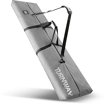 TurnWay Borsa da snowboard | Store & Transport Snowboard fino a 165 cm ed extra | Impermeabile - per uomini, donne e ragazzi (grigio)