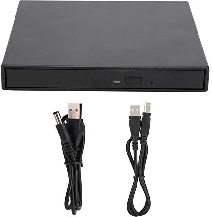 Cuifati DVD-Laufwerk, USB 2.0-DVD/RW-Laptop Desktop-CD-ROM-Laufwerk, tragbares optisches Laufwerksgehäuse USB 3.0 für Slimline-SATA-ODD-Gehäuse für 2000/XP/Vista 7