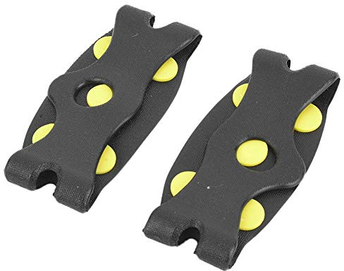 VGEBY Schuhspikes, Eisklampen Steigeisen Anti-Rutsch Ersatzspikes TPE Spikes Schuhe 5 Nieten für Schuhe Winter Hiking Walking