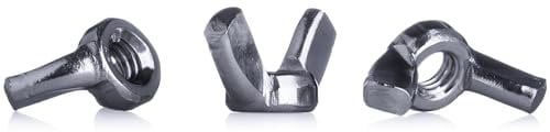 YoiYee M6 Wing Nut, 304 Stainless Steel(A2-70), Pack of 20
