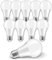 E27 LED Warmweiss, LEDYA 9W 800 Lumen LED Birne 3000K Ersatz für 60W Glühlampe, Edison LED Lampe, A60 Energiesparlampe Leuchtmittel für Küche, Stehlampe, Gartenhaus, 10 Stück