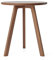 Table d'appoint Ronde en Bois de Noyer Massif et chêne Design scandinave Minimaliste Tables d'appoint en Bois Round Side Table Walnut Wood (Bois de Noyer)