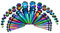 vogem 36 Stück Ohr-Stretching-Kit 14G-00G Ohr Messgeräte Expander Set Edelstahl Taper und Tunnel Piercing Schmuck Set(Bunt)