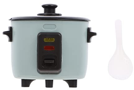 Gadpiparty Miniature Rice Cooker Toy Model Dollhouse Kitchen Decor for Craft Projects Lightweight Lifelike Appearance for Playtime Fun