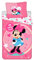 Jerry Fabrics Minnie Sweet Like me Parure de lit 140 x 200 cm et 1 taie d'oreiller 70 x 90 cm Polyester