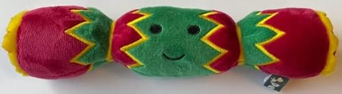 Petface Carys Christmas Cracker Plush Dog Toy with Built-In Squeaker (Pack of 1)