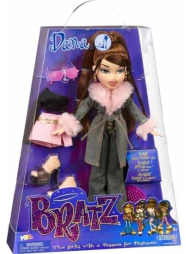 Bratz Original Fashion Doll - DANA - Series 3 - Doll, 2 Outfits and Poster - For Collectors and Kids Ages 6+