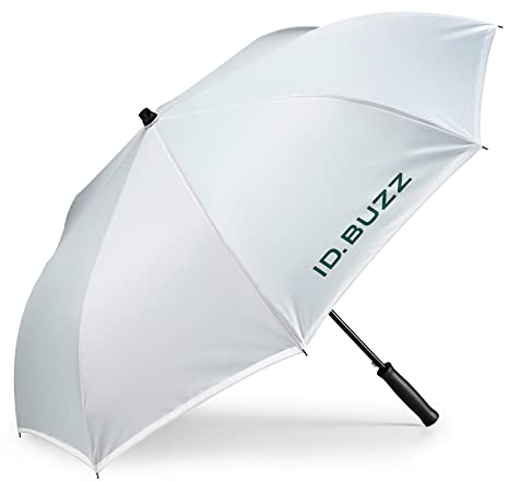 Volkswagen 11G087602 Regenschirm Stockschirm Windproof Automatik Schirm, ID.Buzz Design, grau/grün
