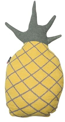 David Fussenegger Kissen gefüllt Silvretta 'Ananas' 32 x 70 cm Hellgelb