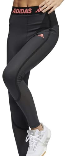 adidas Leggings da donna nero TF Mesh Rosa XS, Rosa