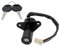 A ABSOPRO Motorcycle Security 6 Wires Ignition Switch Lock Set with 2 Keys