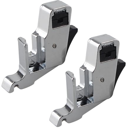 Jopto 2 Pièces Support de Pied-de-biche Adaptateur à Tige Basse Snap on Compatibles avec Machine à Coudre Domestique Singer, Brother, Janome, Babylock, Elna, Euro-Pro, Simplicity, Kenmore