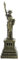 HOMSFOU Statue of Liberty Figur Bastelsachen Freiheitsstatue 3D Europäischer Stil
