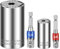 Athlife Universal-Steckschlüssel-Set (7–19 mm, 11–32 mm), Super-Stecknuss zum Abschrauben aller Bolzenwerkzeuge mit 3/8 Zoll, 1/2 Zoll Bohrmaschinen-Adapter, Super-Stecknüsse,
