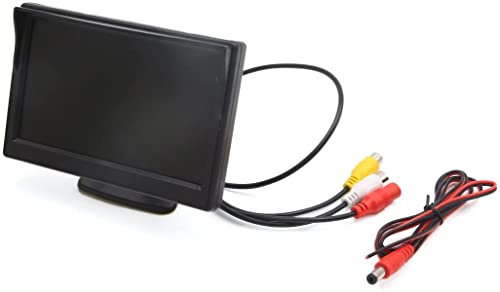 XYWHPGV Display del monitor della telecamera di retromarcia per auto retrovisore a colori LCD TFT digitale da 5 pollici DC 12VV(cb084 8b119 3cccd 409fd 27cb6 c2fd0