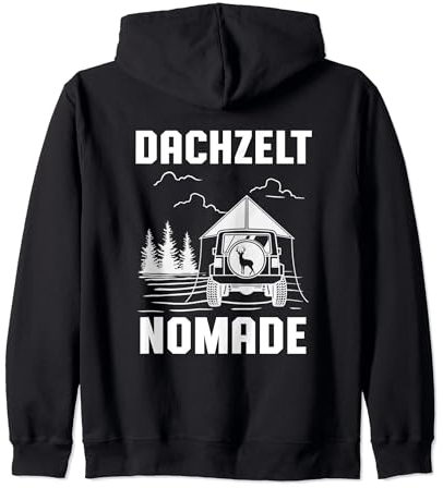 Dachzelt Nomade Camper Camping Zelten Outdoor Kapuzenjacke