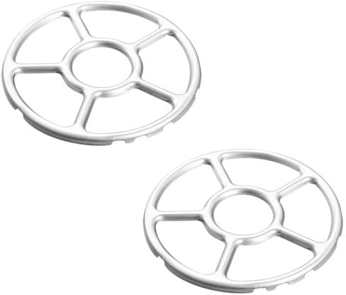 2 Pcs Plaques Cuisinière Gaz Support Anneau, Réducteur à Gaz en Alliage Multifonction, Support Antidérapant pour Cuisinière, Support de Poêle, pour Faire Mijoter des Cafetières