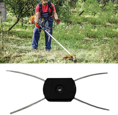 WSRRDRECVHi Testina per decespugliatore elettrico, 1/3 pezzi, ricambio in filo di acciaio, per decespugliatore di erbacce, per decespugliatori di erba senza fili