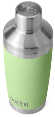 YETI Rambler - Shaker per cocktail, in acciaio inox, isolamento sottovuoto, colore: verde lime