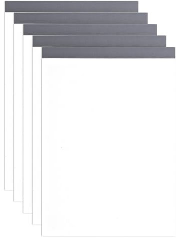 M&G 4x6 Pocket Note Pads, 5 Pack A6 Small Legal Pads 70 Sheets Mini Notepads Writing Pad College Blank Calculus Memo Paper Tablet Kraft Cover for Work Writing Note Taking Math Drawing
