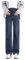 Olamao Jean pour femme enceinte avec jambes larges et taille réglable | Avec poches | Élégant et pratique, bleu foncé, L