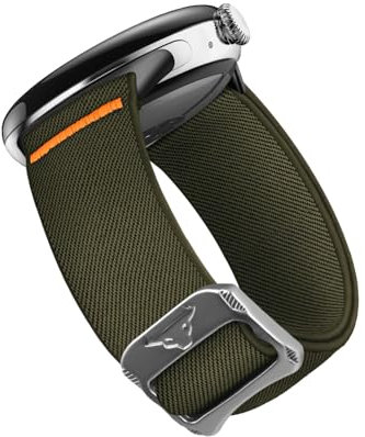 SimpleThings Stretchy Sport Loop für Pixel Watch 2/3 41mm/1 Armband, Nylon Elastisches Atmungsaktives Armband für Google Watch 3 (41mm)/2/1