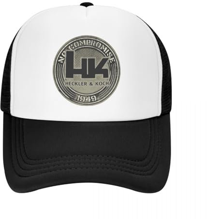 Baseballmütze Heckler Koch HK Trucker Cap M?nner Frauen Hip-Hop Hüte Trucker Hut Papa Hut Verstellbare Snapback Caps Mesh s Sommer Geburtstagsgeschenk