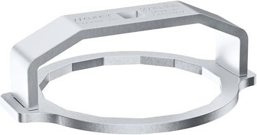 HAZET Federbein-Befestigungsmutter Werkzeug 2710-105, SW 106 mm, Ø 151 mm | Antrieb 1/2 Zoll (12,5 mm) Vierkant hohl, Abtrieb Außenprofil 16-kant, SW 106 mm, Ø 151 mm, 595 g, Schlüsselweite: 106 mm