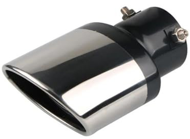 Exhaust Pipe Tip Covers Trims Universal Car Exhaust For Peugeot 206 207 208 301 307 308 407 408 508 607 2008 3008 4008 5008 RCZ Muffler Tail Throat Liner Pipe Car End Pipes Muffler(Bending)