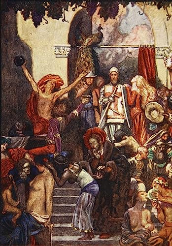 OuDeZjzhu Vintage Leinwand Wandkunst Vintage abstrakte Kunstdrucke Leinwand Wandbild In der Stadt gab es einen Jahrmarkt von Byam Liston Shaw Bilder Druck Wandgemälde für Heimdekoration 60x90cm