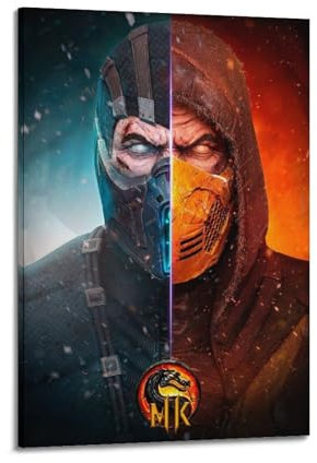 ZPAUEHFB Poster der Videospiel-Serie Mortal Kombat, dekoratives Gemälde, Leinwand, Wandposter und Kunstdruck, moderne Familienschlafzimmer-Dekoration, Poster, 30 x 45 cm