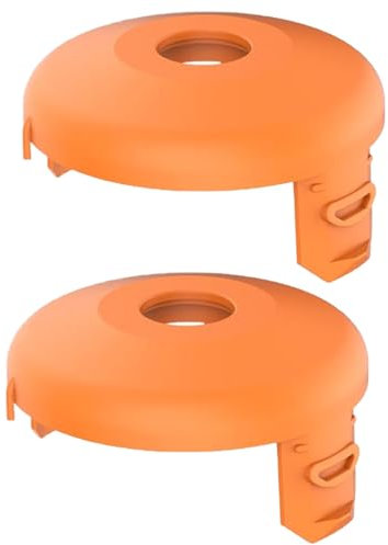 Dxyue 05329-20 Spulenkappe für Gardena Turbo Trimmer SmallCu, (Art.-Nr. 2402 & 2404), 2 Saiten-Ersatzkappen