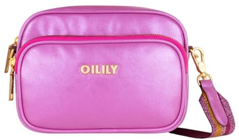 Oilily Smile Shoulder Bag Fuchsia Pink