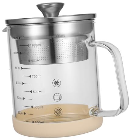 OUNONA Recipiente Para Grasa y Aceite Con Tapa y Filtro Para Almacenamiento y Filtrado