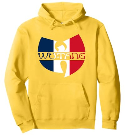 Wu-Tang Clan Frankreich Flagge Logo Pullover Hoodie