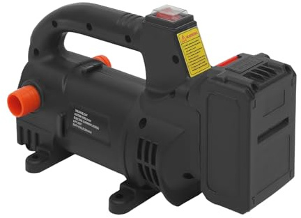 Pompa olio elettrica portatile,Pompa olio a batteria senza buco per diesel e olio motore, pompa elettrica portatile con batteria al litio per camion edilizia macchine agricole e navi