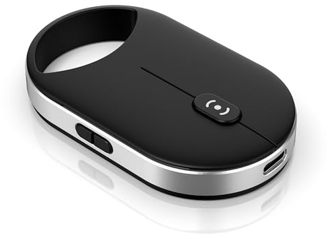 CSL - Wireless Maus mini Format – kabellos Bluetooth/Funk 2,4 GHz – Koppelung mit Zwei Geräten zugleich – Links-/ Rechtshänder-Modus – Windows Mac OS Android – Desktop PC Notebook Laptop Mac
