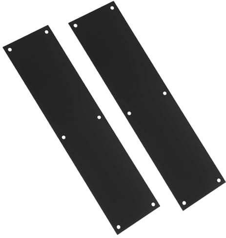 LIFKICH Plaque De Protection De Porte En Acier Inoxydable Lot De 2 Plaque Bas De Porte 15.75 X 3.94 in Protection Maison Pour Intérieur Et Extérieur Avec Vis