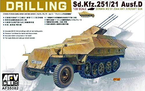 AFV-Club 35082 - Modellbausatz SDKFZ 251/21 Drilling