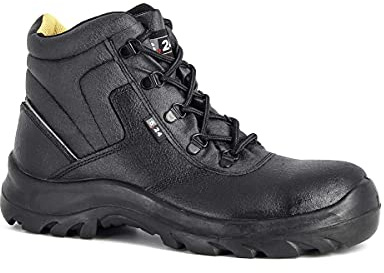 S24 BOA S3 Sicherheitsschuhe - schwarzkörniges Leder - Größe 43-5132