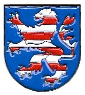 FahnenMax® Pin Anstecker Hessen Wappen