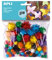 APLI 13062 Kids Glitzer Pom Poms – verschiedene Farben (78 Stück)