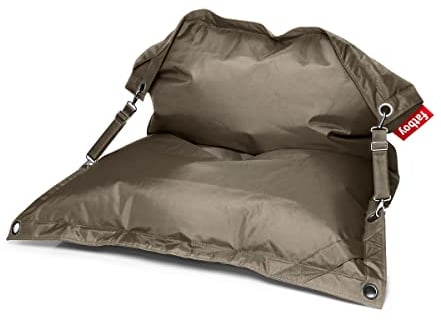 Fatboy Buggle-up Sitzsack Taupe - Anpassbare Einzel und Doppel Sitzecke - Perfekte Loungesessel für Drinnen und Draußen - 185 x137cm