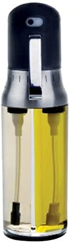 Ibili PULVERIZADOR DE Aceite VINAGRE Doble, Negro/Transparente/Plateado, Centimeters